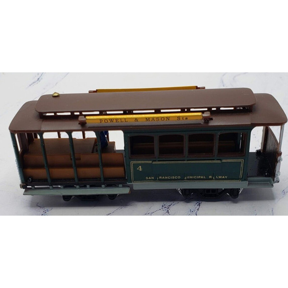 Vintage San Francisco Railway #4 Powell & Mason HO Scale Cable Car - Picture 3 of 11
